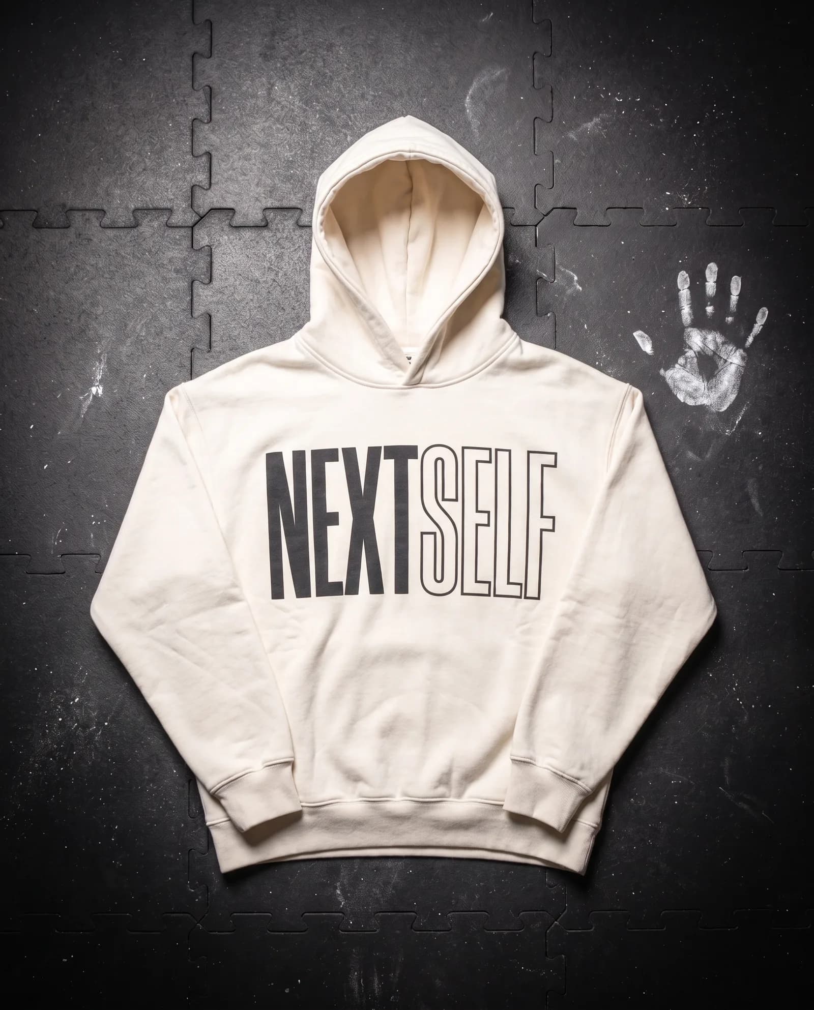 Outline Hoodie in Chalk